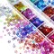 12 Colors Star Nail Art Glitter Sequins, 3D Five-Pointed Star Nail Flakes Designs, Holographic Laser Hollow Star Nail Art Supplies for Women Girls Manicure Sparkle Decorations, DIY Body Makeup Crafts